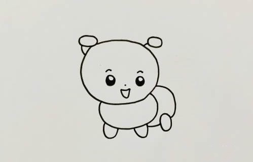 毛毛虫简笔画
