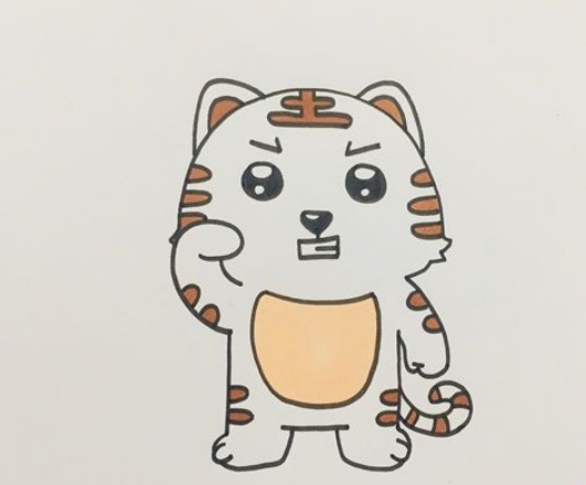 老虎怎么画好看又简单又可爱