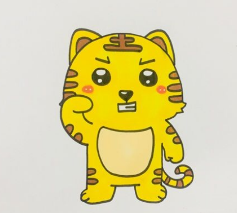 老虎怎么画好看又简单又可爱