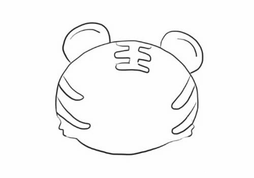 小老虎简笔画如何画