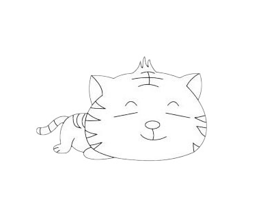 老虎简笔画图片大全