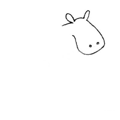 长颈鹿简笔画