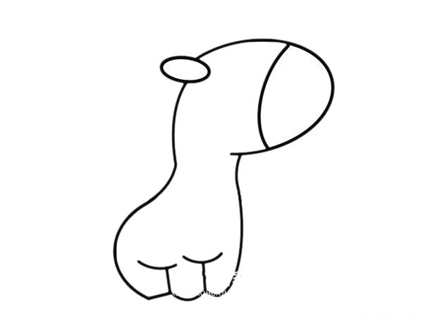 长颈鹿简笔画