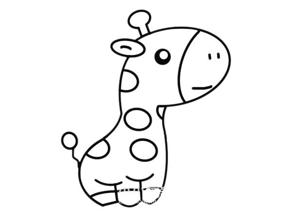 长颈鹿简笔画
