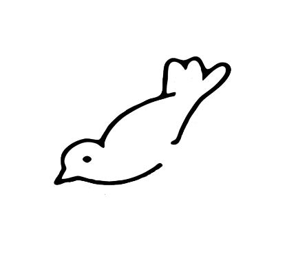 信鸽简笔画