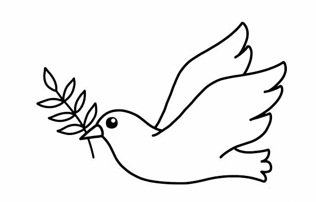 如何画鸽子简笔画