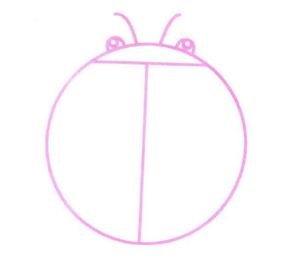 瓢虫的简单画法