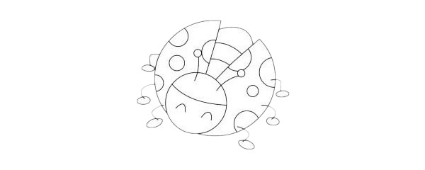 卡通瓢虫简笔画图片大全