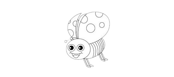 卡通瓢虫简笔画图片大全