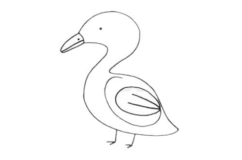 鸳鸯简笔画