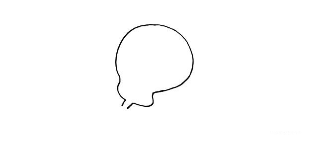 可爱的小黄鸭简笔画