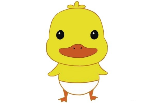 小鸭子简笔画