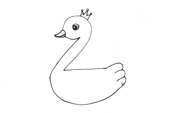 用数字2画小鸭子简笔画