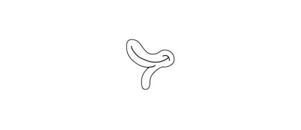 卡通鸭子简笔画