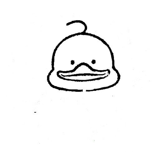 小鸭子简笔画步骤图片