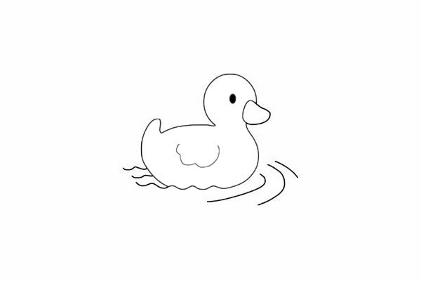小鸭子简笔画