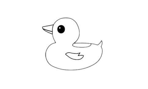 简单的鸭子简笔画