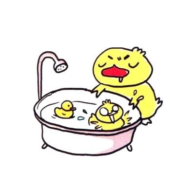 小鸭子简笔画图片