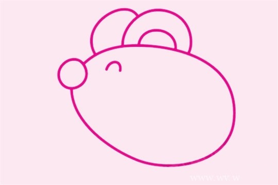 老鼠简笔画简单画法