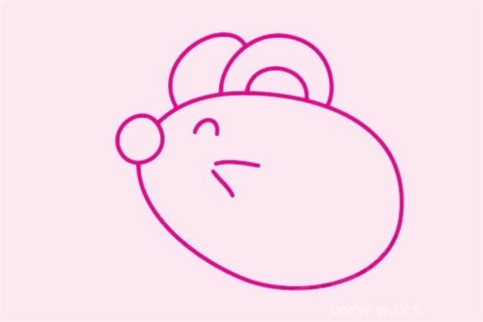 老鼠简笔画简单画法