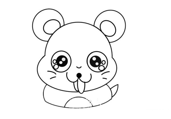 卡通老鼠简笔画